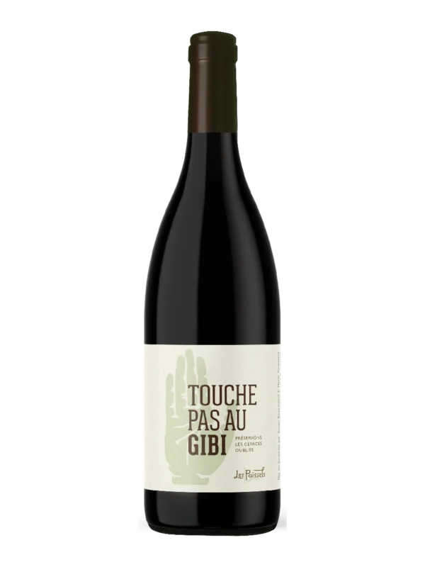 Cuvée Touche pas au Gibi, vin blanc issu du cépage Gibi, Domaine Les Païssels